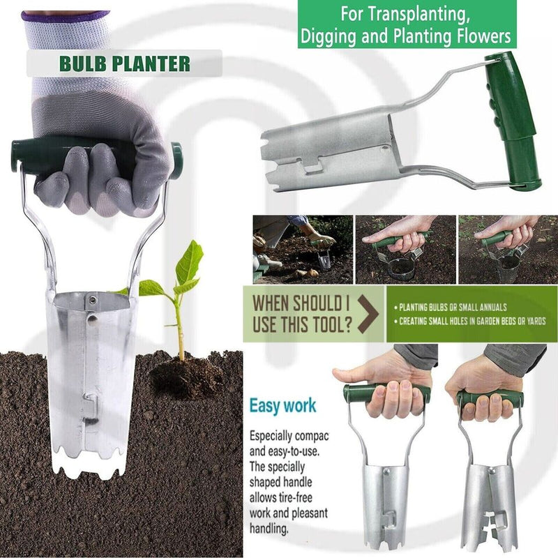 Hand Bulb Planter Soil Insertion Garden Flower Planting Sowing Spade