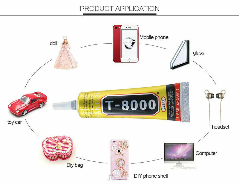 T8000 Glue 15ml 50ml 110ml Super Adhesive Cell Phone Touch Screen Repair Craft