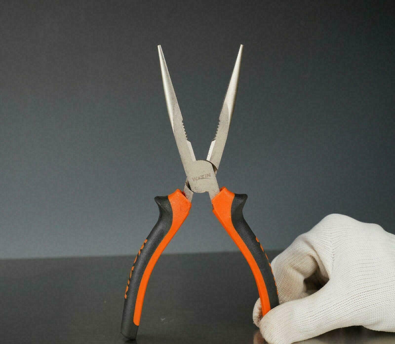 Professional Long Nose Pliers 160mm,6″' Steel Hardened Cutting
