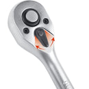 Professional 1/2" Drive Ratchet Handle Quick Release Reversible Socket Wrench