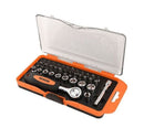 38 & 42 pcs Bits Socket set Mini Ratchet Wrench Kit box Bike Car Repair Tools