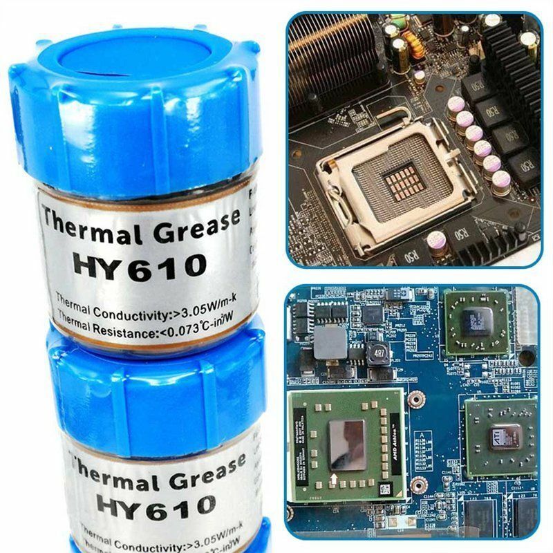 Thermal Conductive Grease Paste HY610 10g Gold Compound for CPU GPU LED Chipset