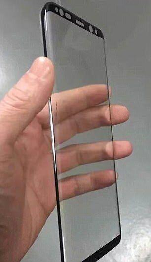Samsung Galaxy S8 Replacement Screen Front Glass lens Repair Kit Black + UV Glue