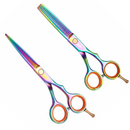 PROFESSIONAL BARBER HAIRDRESSING SCISSORS THINNING HAIR CUTTING SHEARS SET+ CASE