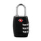 New Security Padlock [ 3-dial Combination ] For Travel Suitcase Luggage Bag