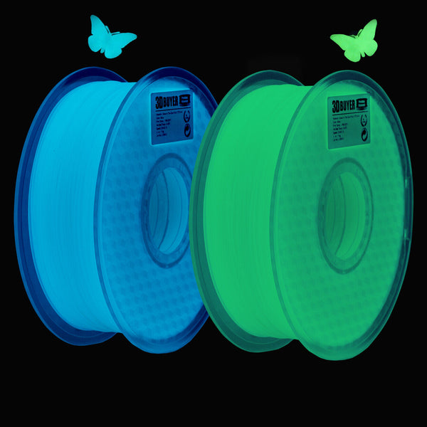3D Printer Filament, Glow In the Dark Blue/Green, 1KG