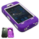 Heavy Duty Purple  Case for iPhone 4 & 4S