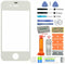 ACENIX Apple iPhone 4 4s White Outer Front Glass Screen Replacement Repair Kit
