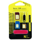 5 in 1 Nano Sim Card Adapters Micro Sim Card Standard SIM Card Adapter
