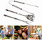 3 PC BBQ Tools Set Stainless Steel with Long Handles