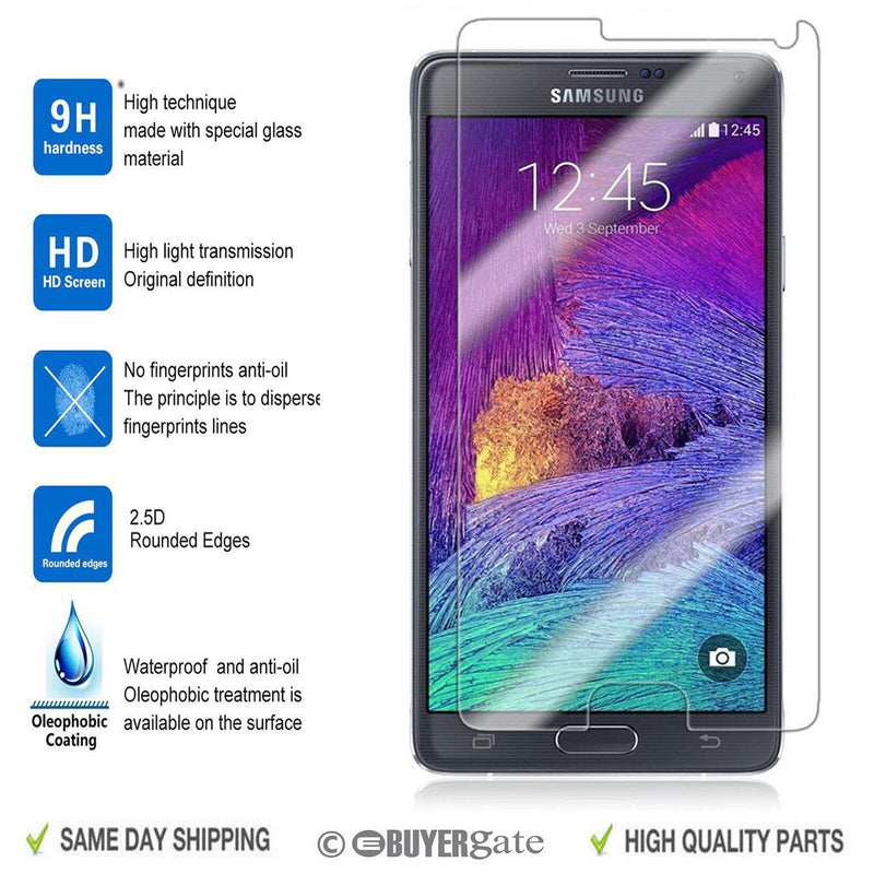 ACENIX [ 2 Pack ] Tempered Glass Screen Protector for Samsung Galaxy Note 4