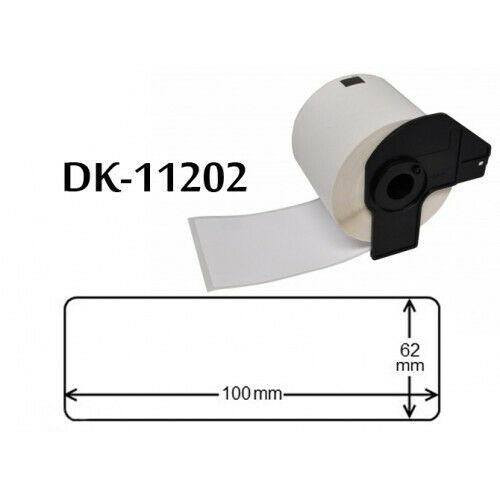 5 x Compatible DK11202 62x100mm Address Labels For Brother QL-800