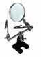 Helping Hands with Magnifier Lens & 2 Articulated Arms, 60mm