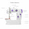 Portable Electric Sewing Stiches Machine Mini LED 2 Speed Overlock Foot Pedal UK