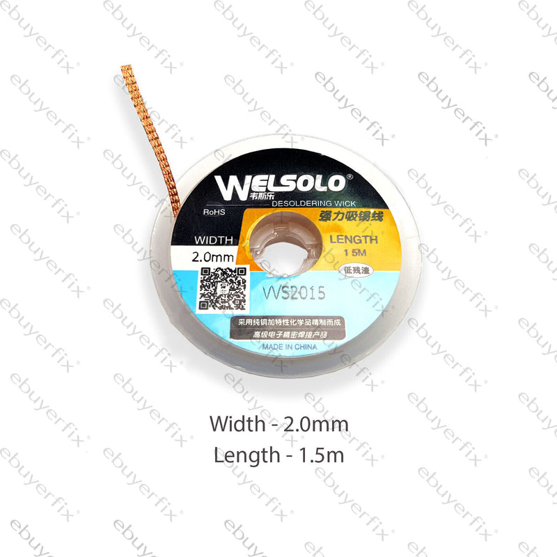 Desolder Desoldering Braid Wick Wire Mop Solder