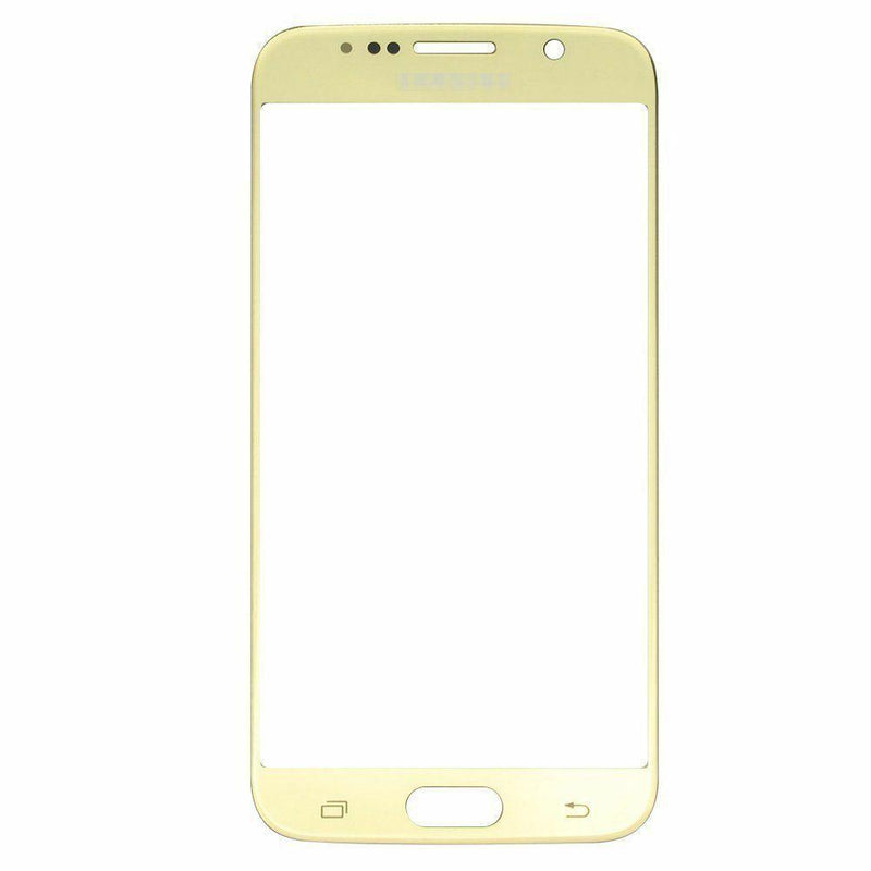 SAMSUNG GALAXY S6 Gold Replacement Screen Front Glass Lens Repair Kit+ 2mm Tape