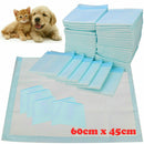 HEAVY DUTY DOG PUPPY LARGE TRAINING WEE WEE PADS PAD FLOOR TOILET MATS 60 x 45cm