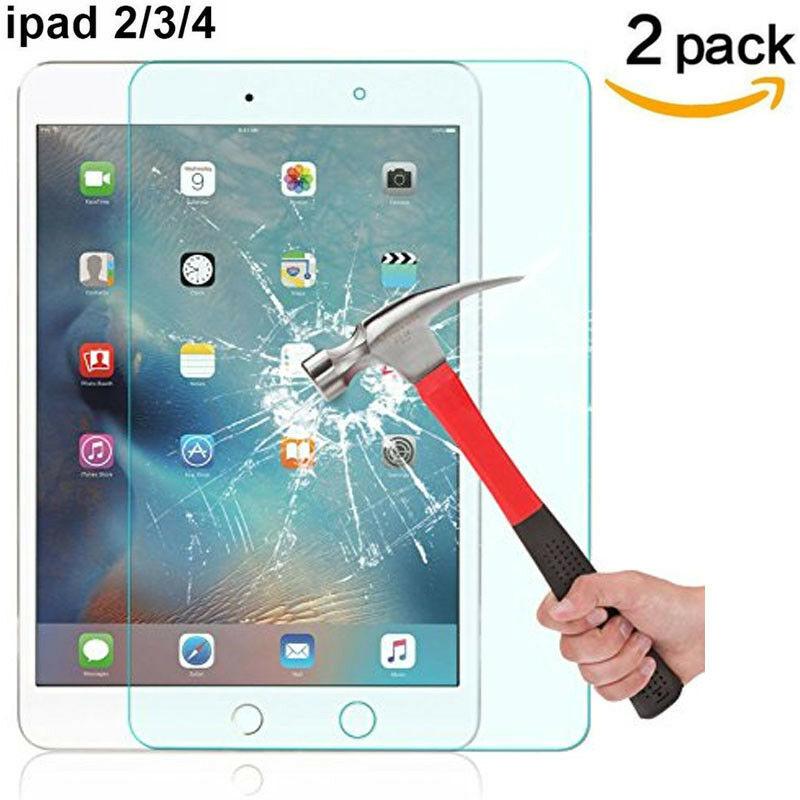 ACENIX [2 - Pack] Tempered Glass Screen Protector for iPad 2/iPad 3/iPad 4