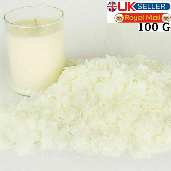 Wax Soy Flakes Beeswax 100% Pure Making Clean Burning Natural Soy Wax 100G