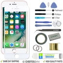 Apple iPhone 7 White Outer Front Glass Screen Replacement Repair Kit EDS Twezzer