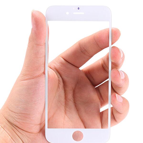 New iPhone 7 White Outer Front Glass Screen Replacement Repair Kit + Uv Glue