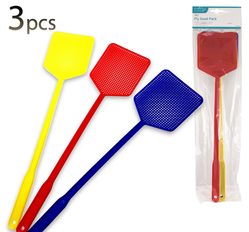 Large Pack of 3 Fly Swat Swatter