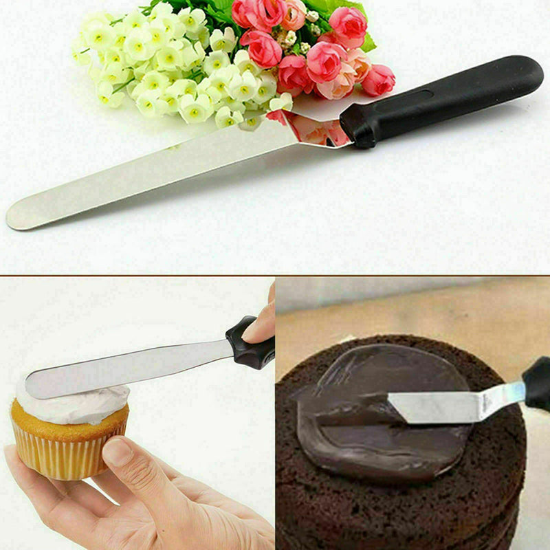 3PCS STAINLESS STEEL PALETTE SMOOTH KNIFE SET