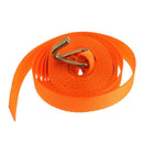 Blackspur Heavy Duty 2pc Adjustable Orange Strap With Metal Buckle 25mm x 2m