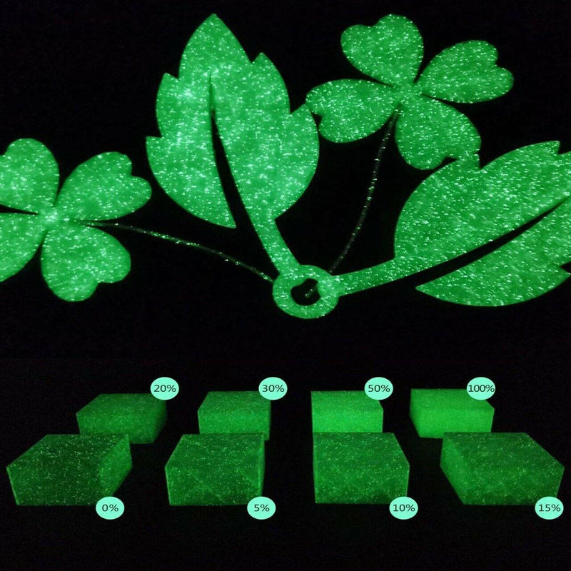 3DBUYER 3D Printer Glow The Dark Luminous PLA Filament Green Firefly 1.75mm 1KG