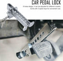 Car Stainless Brake Clutch Pedal Lock Steering Wheel Lock Security Anti-Theft UK