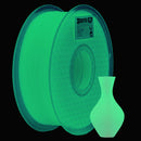 3D Printer Filament, Glow In the Dark Blue/Green, 1KG