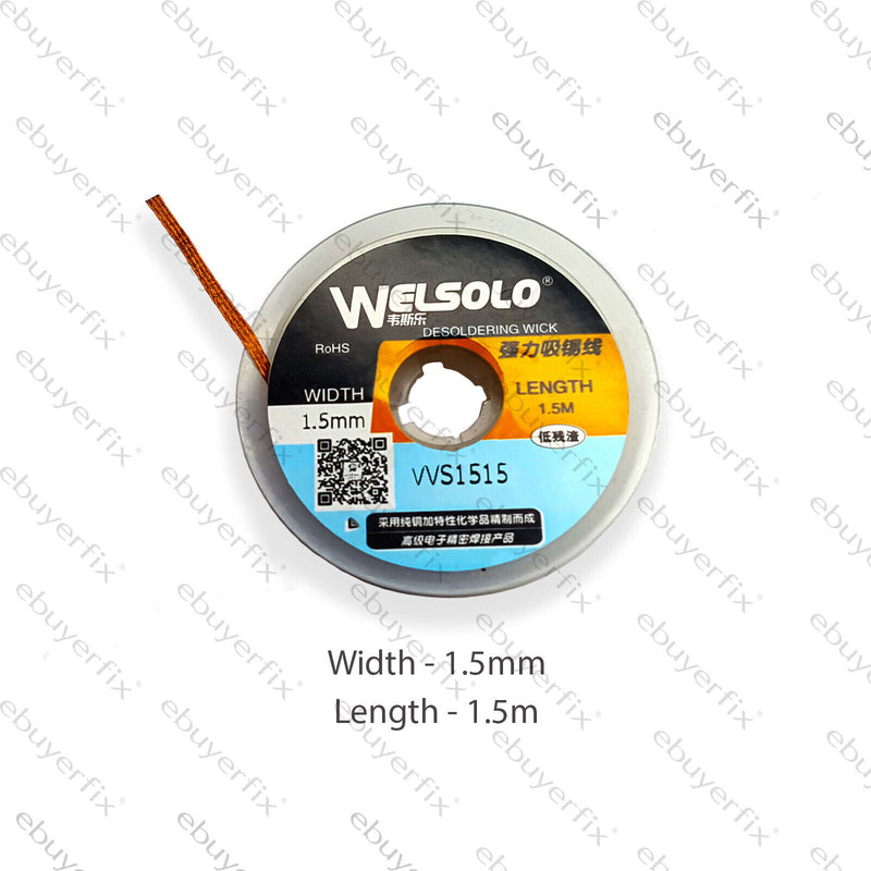 Desolder Desoldering Braid Wick Wire Mop Solder