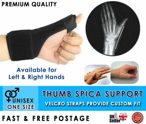 Thumb Spica Support Strap Brace De Quervains Splint Tendonitis Sprain Arthritis