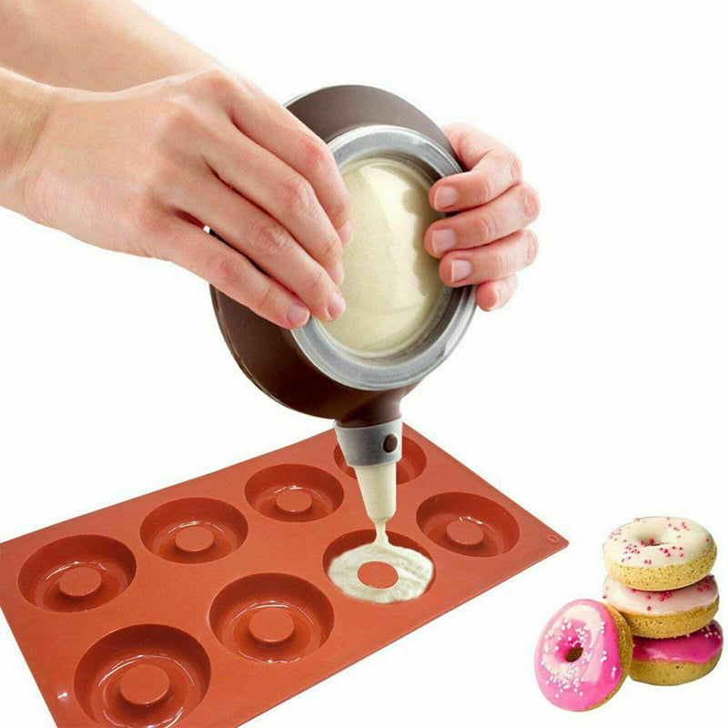Silicone Doughnut Mould Donut Chocolate Muffin Pan Sweet Ice Tray Soap Cake Mold