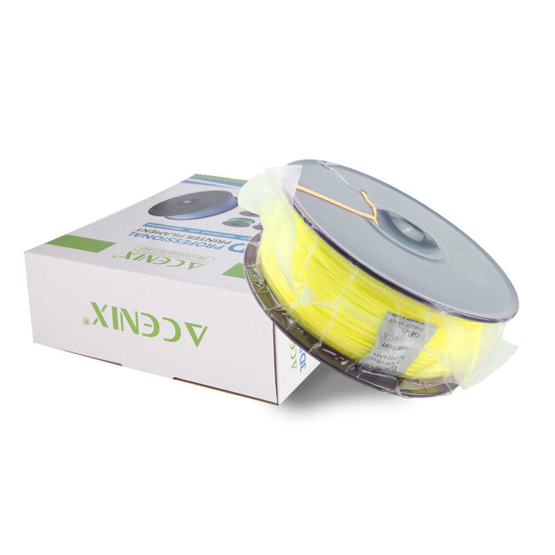 Fluorescent Yellow PLA for 3D Printer,1.75mm 1 KG Spool