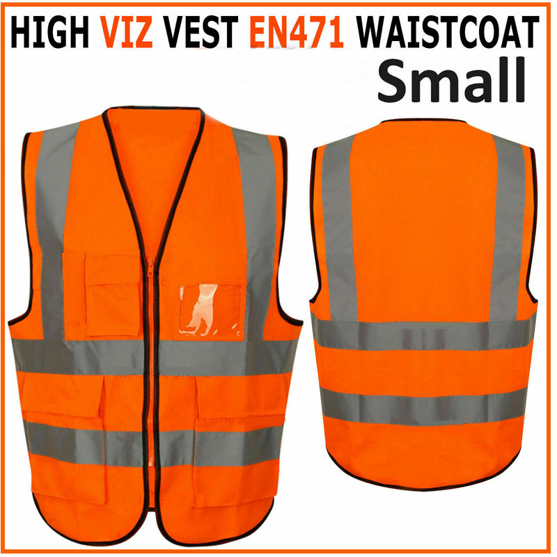 Hi Vis Viz Vest High Visibility Waistcoat