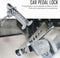 Car Stainless Brake Clutch Pedal Lock Steering Wheel Lock Security