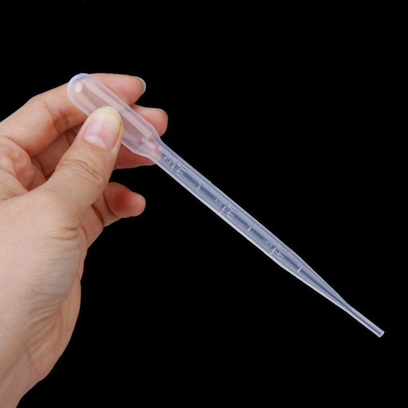 100 Pcs 3ml Disposable Pasteur Pipettes Droppers